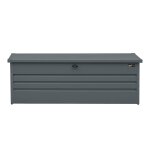 Axi miles coffre de jardin en m�tal - 1000l, anthracite - coffre de rangement ext�rieur avec fond et ...