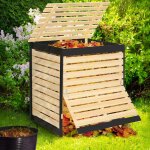Bac à compost en bois 500l Bac à compost en bois 500l