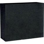 Bac fibres de verre / composite teras ext. claustra l80x30xh68cm noir