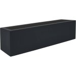 Bac fibres de verre et plastique renforcé long 200 x 50 cm h 50 cm ext. jardinière anthracite mat Bac fibres de verre et plastique renforcé long 200 x 50 cm h 50 cm ext. jardinière anthracite mat