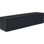 Bac fibres de verre et plastique renforcé long 80 x 20 cm h 20 cm ext. jardinière anthracite mat Bac fibres de verre et plastique renforcé long 80 x 20 cm h 20 cm ext. jardinière anthracite mat