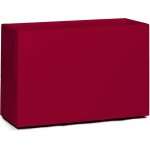 Bac fibres de verre robuste et revtement gelcoat qualit marine 40 x 90 cm h 60 cm ext. claustra rouge ...
