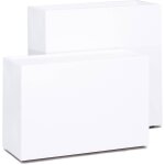 Bac fibres de verre robuste et revtement gelcoat qualit marine 40 x 90 cm h 90 cm ext. claustra blanc ...