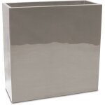 Bac fibres de verre robuste et revtement gelcoat qualit marine 40 x 90 cm h 90 cm ext. claustra gris ...