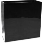 Bac fibres de verre robuste et revtement gelcoat qualit marine 40 x 90 cm h 90 cm ext. claustra noir ...