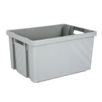 Bac gerbable et emboitable polypropyl�ne coloris bleu 30 litres