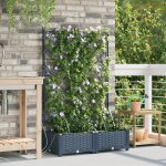 Bacs de jardin vidaxl avec système d'irrigation par eau 2 pcs gris Bacs de jardin vidaxl avec système d'irrigation par eau 2 pcs gris
