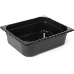 Bac polycarbonate noir gn 1 / 2 hauteur 100 mm - hendi 862421