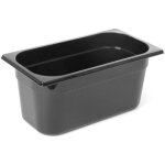 Bac en polycarbonate noir gn 1 / 3 hauteur 65 mm - hendi 862537