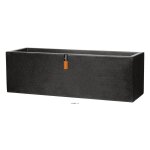 Bac en pures fibres baya ext. jardinire l 88 x 28 x h28 cm noir