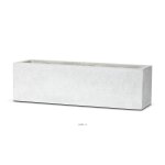 Bac en pures fibres mora ext. jardini�re l 73 x 20 x h20 cm gris clair