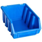 Bacs de rangement empilables 20 pcs bleu plastique