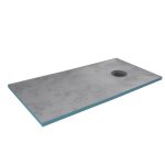 Bac receveur de douche  carreler 90x160cm recoupable sur mesure pour douche  l'italienne