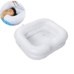 Bac  shampooing portable, bac  shampooing gonflable et lavabo pour le lavage des cheveux au chevet ...