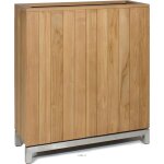 Bac en teck massif tecky ext. claustra l 94x 34 x h 105 cm marron