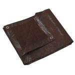 B�che 120gr / m 5x8m marron