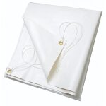 Bche blanche pvc 4x5 m 650 g / m2