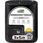 Bche pour charges lourdes 3 x 5 m (dimensions finies), 130 g / m, impermable, indchirable / uv, avec ...