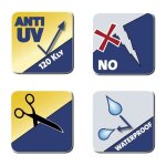 Bche eco platinium 5x8m opaque super resistante