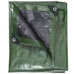 Bche multifonctions noire et verte 240 g / m2 werkapro 8 x 12 m