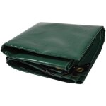 Bche premium nemaxx pla34 300x400 cm - vert avec ¿illets, 650 g / m pvc, abri, toile de protection ...
