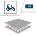 Bâche de protection agricole 680 g / m - 3 x 5 m - bache pvc grise - serre tunnel - bache imperméable ... Bâche de protection agricole 680 g / m - 3 x 5 m - bache pvc grise - serre tunnel - bache imperméable ...