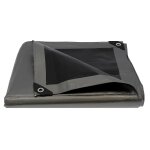 B�che sp�ciale bois grise ultra r�sistante - 260 g / m - 2 x 6 m�tres