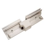 Backing plaque d'insertion de table de routeur en aluminium avec jauge � onglet pour le travail du bois, ...