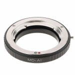 Bague d'adaptation d'objectif minolta md vers monture nikon f pour appareils photo reflex numeriques
