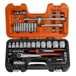 Bahco assortiment de douilles 1 / 2 + 1 / 4, 56 pcs - s560