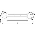Bahco cle mixte plate, angle 15, 16mm, emballage libre service - sb111m - 16