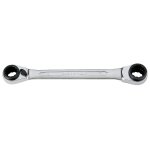 Bahco cle polygonale quadruple a cliquet, 16 - 17 + 18 - 19mm - s4rm - 16 - 19