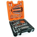Bahco coffret de 138pcs douilles 1 / 4  et 1 / 2  + cls mixtes s138