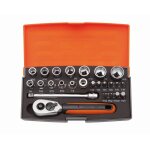 Bahco coffret de douilles 1 / 4 - sl25af