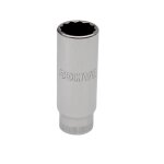 Bahco embout de douille 1 / 2, 12 pans, long, 27mm - 7805dm - 27