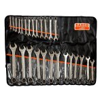 Bahco jeu de cls mixtes plates 26 pcs dans un tui plastique, 6 - 32mm - 111m / 26t