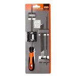 Bahco jeu de limes de scie  chane, manche ergo, 200mm 5, 5mm, guide d'afftage - 168 - combi - 5. 5 ...