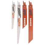 Bahco sabr saw lame set for high stress (contient 3940 - 150 - 5 / 8 - dsl, 3940 - 228 - 5 / 8 - dsl, ...