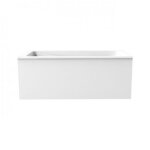 Baignoire 150x70 cm avec pieds r�glables - acrylique blanc - stil up + tablier de baignoire frontal jacob ...