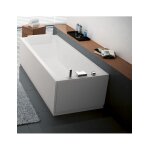 Baignoire acrylique novellini calos 2. 0 170x70 cm avec ch�ssis et trop plein - blanc - blanc - 70 - ...