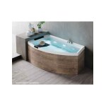 Baignoire d'angle acrylique novellini divina o 165x98 cm - gauche - -