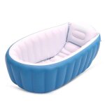 Baignoire gonflable portable pour b�b� - piscine pliable pour nourrissons et tout - petits, bain s�r ...
