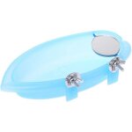 Promotion! bain d'oiseaux avec miroir, jouet pour animaux de compagnie, petit, moyen, perroquet, perruche, ...
