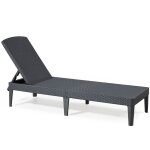 Bain de soleil jaipur graphite dossier inclinable 4 positions gris anthracite Bain de soleil jaipur graphite dossier inclinable 4 positions gris anthracite