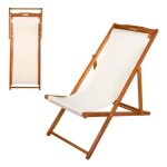 Bain de soleil pliant en bois d'acacia - aktive garden