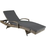 Bain de soleil transat meuble jardin 5 positions marron helloshop26 08 0000227