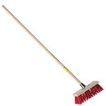 Balai cantonnier plastique manche 150 cm bois pefc