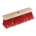 Balai de cantonnier sans manche kerbl 35 cm x 25 mm mixte rouge