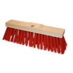 Balai de cantonnier sans manche kerbl 35 cm x 25 mm mixte rouge