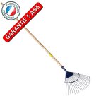 Balai � gazon professionnel dents rondes manche 1, 50 m, pour le jardin et le potager